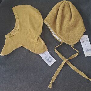 SISKIN Boiled wool toque + wool/silk balaclava size 6months- 12months